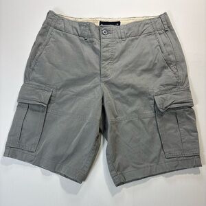 Abercrombie & Fitch Men's Cargo Shorts in Gray